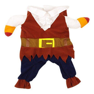 Halloween Pet Dogs Costume Cool Pirates Of The Caribbean Style Cat Cosplay Clothes Pet Products Affordable Personality Fashion