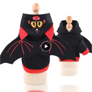 Halloween Outfit Costume Jacket Cat Clothes Carnival Party Funny Pet Clothes Winter Dog Small Dogs Cats Clothes Hoodie Puppy
