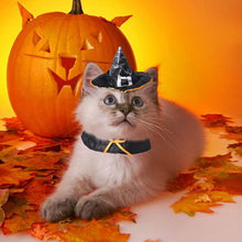 Load image into Gallery viewer, Pet Halloween Costume Dog Cat Magician Hat Bow Tie Clothes For Cats Small Dogs Puppy Kitten Chihuahua Party Clothing Pet Product
