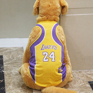 Summer pet Vest Ventilate Dog Clothes Basketball Football National Team Shirt Pets jacket For Puppy Medium large Dogs boy girl