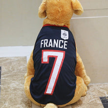 Load image into Gallery viewer, Summer pet Vest Ventilate Dog Clothes Basketball Football National Team Shirt Pets jacket For Puppy Medium large Dogs boy girl
