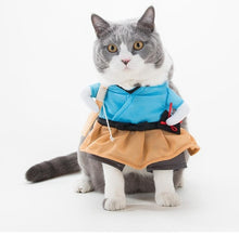 Load image into Gallery viewer, Funny Cat Clothes Pirate Suit Clothes For Cat Costume Clothing Corsair Halloween Clothes Dressing Up Cat Party Costume Suit 23
