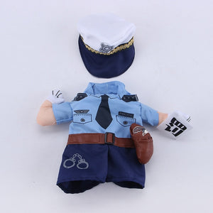 Pet Dog Halloween Clothes Dogs Holding a Knife Halloween Christmas Costume Novelty Funny Pet Cat Party Cosplay Apparel Clothing