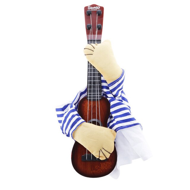 New 2019 Halloween Costumes Pet Clothing Funny Guitar Dog Clothes Pet Puppy Coats For Puppy Dog French Bulldog Outfit For Kitten