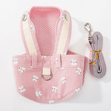 Load image into Gallery viewer, Dog Chest Strap Cowboy Puppy Clothes Pet Leash Rope Small Medium Dog Clothing All Season Teddy Dog Rope Cat Dog With Chain
