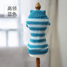 Load image into Gallery viewer, Dog Sweater Knitted Pet Sweater Teddy Bears Beau High Neck Warm Knitted Cat Clothes Autumn Winter  Clothing for Cats BB50WY
