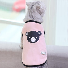 Load image into Gallery viewer, HOOPET Pet Clothes Small Dog Shirts Cats Summer Cool Clothes T-shirt Cute Soft Comfortable Cat Clothes
