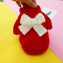 Load image into Gallery viewer, Pet Sweater Puppy Dog Clothes Cat Clothing Puppy Autumn And Winter Thick High Collar Warm Teddy Bichon Bulldog
