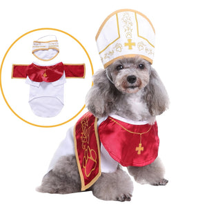 The New Godfather Cosplay Pet Costume for Dog Cat Role Play Dressing Up Party Christmas Halloween Clothes for Dogs