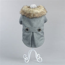Load image into Gallery viewer, New design luxury Pet dog clothes big fur coat pet Autumn winter dog clothing XS-3XL pet winter Woolen coat pet products
