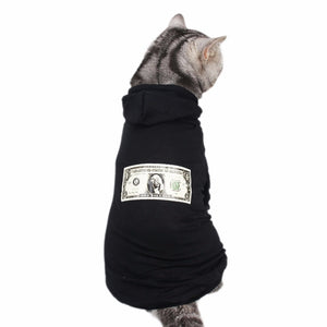 PipiFren Small Cats Clothes Hoodie Outfit Clothing Kitten Costume For Pets Dogs Clothes Puppy Yorkshire Coats vetement chat