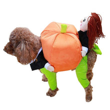 Load image into Gallery viewer, Funny Pet Costume Pumpkin Cosplay Suit For Cats Halloween Christmas Clothes For Dogs Party Dressing Up Dog Clothing Cat Apparel
