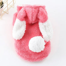 Load image into Gallery viewer, Funny Cat Clothes Christmas Winter Clothing For Small Dogs Furry Rabbit Cosplay Costume Halloween Suit Pet Coat Jacket Hoodies

