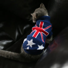 Load image into Gallery viewer, Auntumn Winter Knitwear Sweater for Small Cat Pet Blue Dog Cat Sweater Pet Cat Jumper Coat For Small Puppy Dogs Cat Dog Clothes
