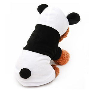 Cute Cat Clothes Pet Cats Dogs Costumes Clothing Fleece Panda Pajamas for Puppy Kitty Funny Hoodies Spring Autumn Clothing 20