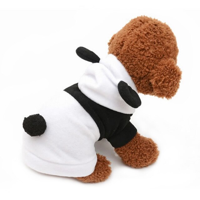 Cute Cat Clothes Pet Cats Dogs Costumes Clothing Fleece Panda Pajamas for Puppy Kitty Funny Hoodies Spring Autumn Clothing 20