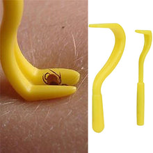 Load image into Gallery viewer, 2Pcs Cat Dog Pet Twister Hook Tick Remover Set Tool Lice Removal Twister Hook Tool Picker Fleas Comb dog cat accessories
